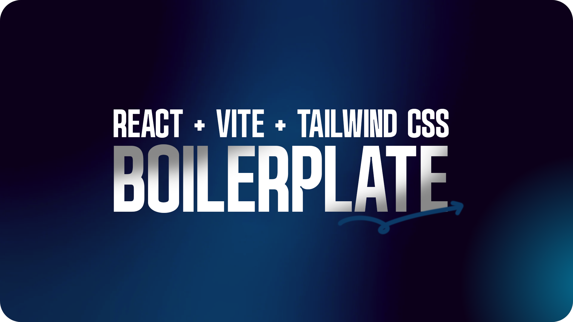 React + Vite + Tailwind CSS Starter Pack