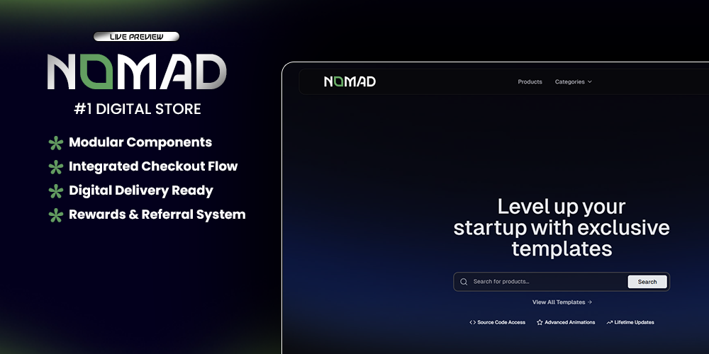 Nomad Store | Sell your digital product